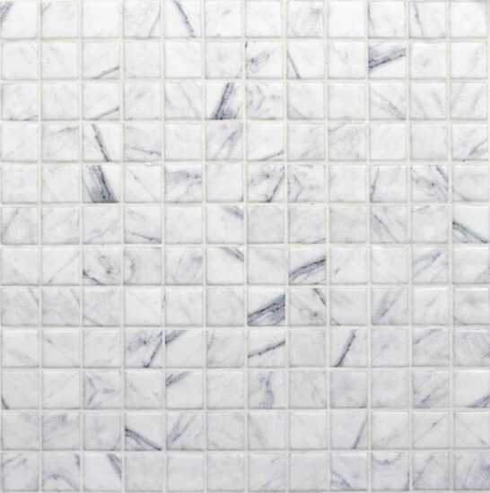 Sklenená mozaika Mosavit Marble callacata 30x30 cm mat MOSCALACATTA