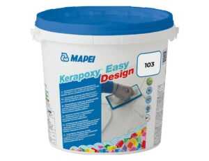 Škárovacia hmota Mapei Kerapoxy Easy Design mesačná biela 3 kg R2T MAPXED3103
