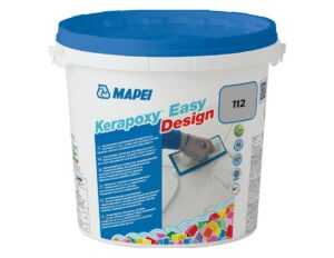 Škárovacia hmota Mapei Kerapoxy Easy Design stredne šedá 3 kg R2T MAPXED3112