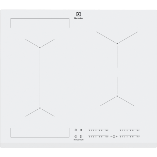 Indukčná varná doska Electrolux biela EIV63440BW