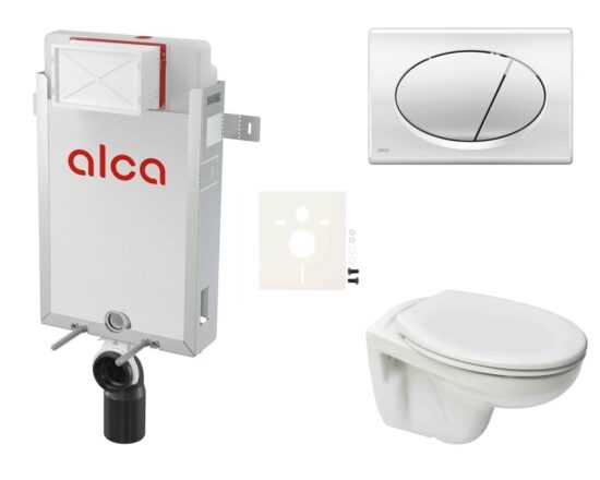 Cenovo zvýhodnený závesný WC set Alca na zamurovanie + WC S-Line S-line Pre SIKOAP2