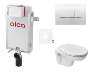 Cenovo zvýhodnený závesný WC set Alca na zamurovanie + WC S-Line S-line Pre SIKOAP5