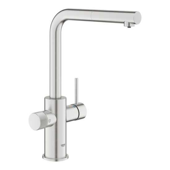 Drezová batéria Grohe GROHE Blue Pure 2022 s filtrom supersteel 30601DC0