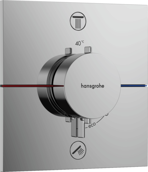 Vaňová batéria Hansgrohe ShowerSelect Comfort E bez podomietkového telesa chróm 15572000