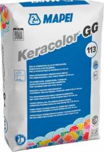 Škárovacia hmota Mapei Keracolor GG Cementovo šedá 25 kg CG2WA KERACOLG25113